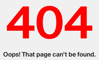 404 - PAGE NOT FOUND