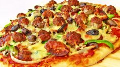 Chicken & Mushroom Pizza Recipe