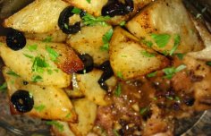 Portuguese Roasted Potatoes with Olives Recipe