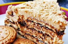 Portuguese Maria Biscuits Cake Recipe 