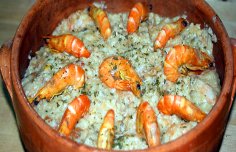 Portuguese Shrimp Bread Soup Recipe