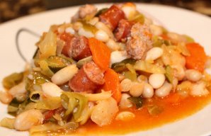Portuguese Beans & Meat Stew Recipe