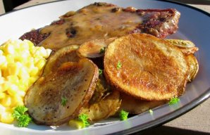 Portuguese Fried Potato Rounds Recipe