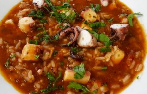 Portuguese Octopus Rice Recipe