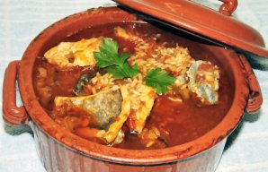 Portuguese Baked Cod Rice Recipe