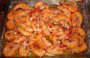 Portuguese Roasted Shrimp Recipe