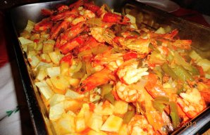 Portuguese Seafood Skewers Recipe