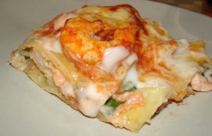 Salmon & Shrimp Lasagna Recipe