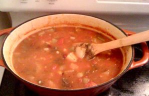 Vegetable Soup with Spinach Recipe