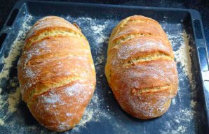 Portuguese Crusty Homemade Bread Recipe