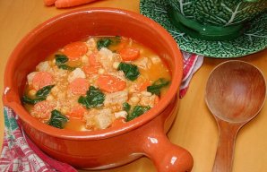 Gorete's Portuguese Rapini Soup with Chouriço Recipe