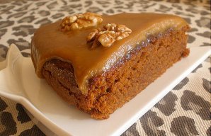 Caramel & Walnut Cake Recipe