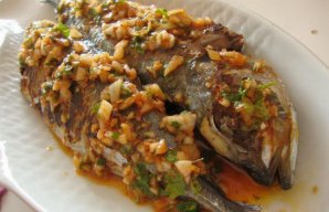 Portuguese Grilled Mackerel with Garlic Sauce Recipe