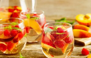 Portuguese White Wine Sangria with Peach & Passion Fruit Recipe