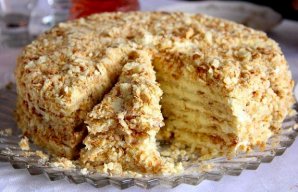 Portuguese Almond Apple Cake Recipe