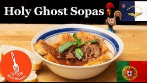 Portuguese Holy Ghost Soup (Sopas do Espírito Santo) [Cooking Video]