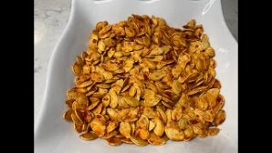 Portuguese Roasted Pumpkin Seeds [Cooking Video]