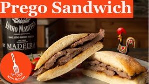 Portuguese Prego Sandwich (Garlic Steak) [Cooking Video]