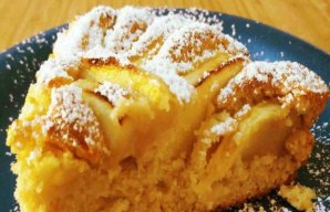 Portuguese Moist Apple & Coconut Cake Recipe