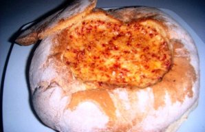 Portuguese Linguiça Stuffed Bread Recipe