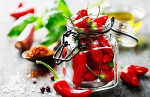 Chili Peppers in Olive Oil