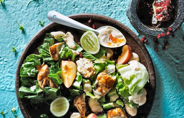 How to make chicken Caesar salad and Perinaise.