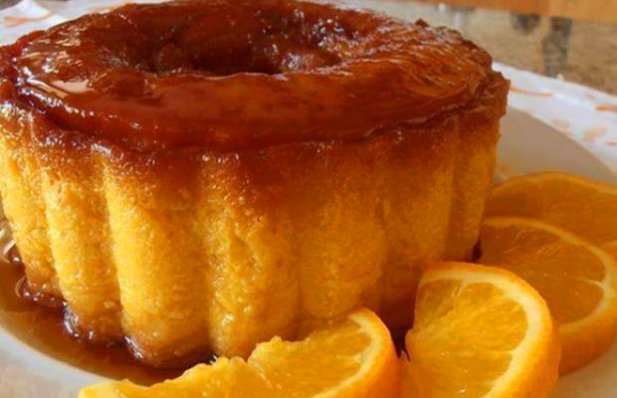 How to make Portuguese orange pudding (Pudim de Laranja).