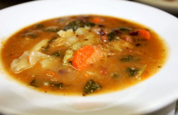 This is one of the tastiest soups you will ever eat (sopa de pedra).