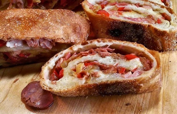 Portuguese Chouriço (Sausage) Bread Recipe - Portuguese Recipes