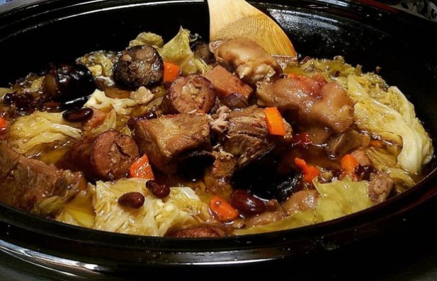 Portuguese Crock Pot Bean Stew Recipe - Portuguese Recipes