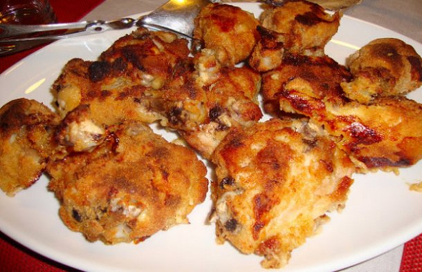 Portuguese Crispy Baked  Chicken Recipe - Portuguese Recipes