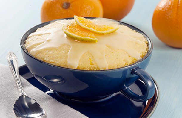 Portuguese Orange Mug Cake Recipe - Portuguese Recipes