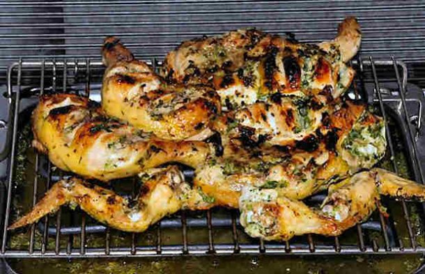 Looking for a delicious BBQ'd chicken recipe? This Portuguese grilled chicken recipe is great.