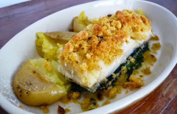 Try this delcicious Portuguese baked cod with olive oil and corn bread (bacalhau com azeite e broa) and you will cry for more.
