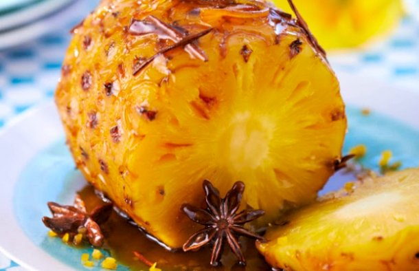 Roasted Pineapple with Cinnamon Recipe