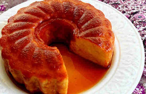 Portuguese Caramel Bread Pudding Recipe