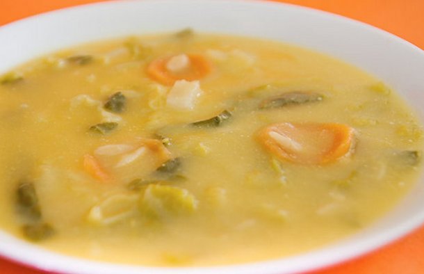 Portuguese Chickpea with Vegetables Soup Recipe