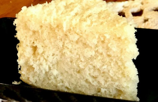 This homemade vanilla cake is delicious, moist and dense and it's easy to make.