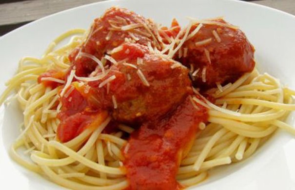 This Italian spaghetti and meatballs recipe is from a Pasquale cookbook and is the one my girls enjoy the most.
