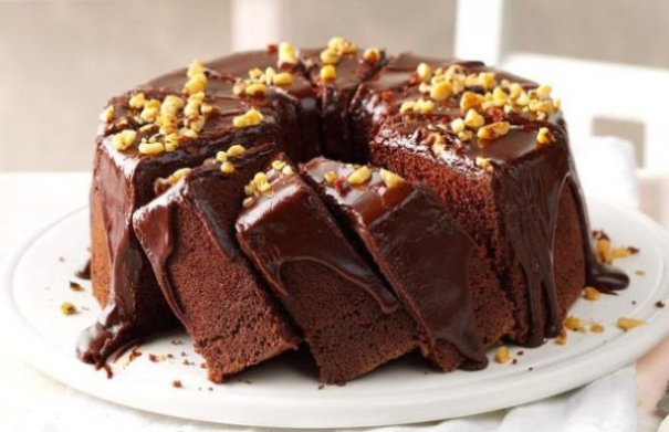 This chocolate chiffon cake is perfect to serve to family and friends, it really stands out from the rest.