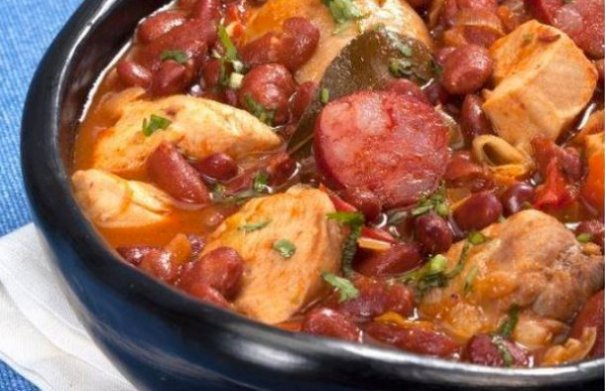 Portuguese Chicken & Bean Stew Recipe