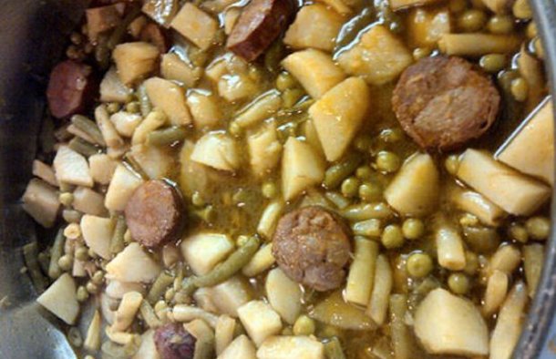 Gorete's Portuguese chouriço & Bean Stew Recipe  - Portuguese Recipes