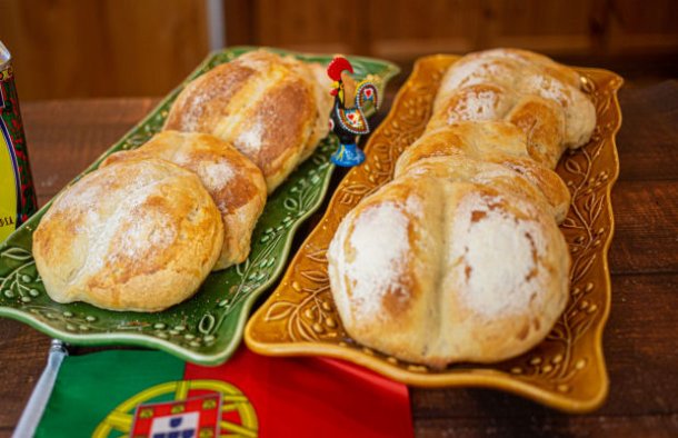 Try out this traditional Portuguese bread roll (papo-secos) from Michael Santos. This bread roll is often served alongside dinner and also used as sandwich bread.