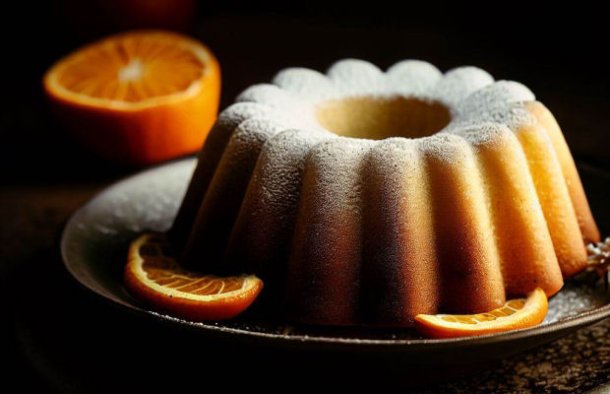 Portuguese Orange Cake Without Frosting Recipe - Portuguese Recipes