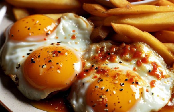 Paula's Portuguese Fried Eggs with Garlic Sauce Recipe - Portuguese Recipes