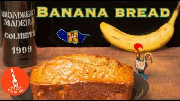 How to Make Banana Bread with a Madeira Wine Glaze