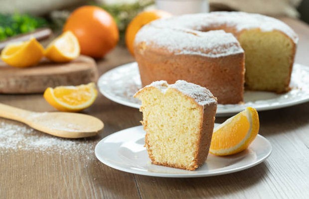 Orange Cake Without Frosting