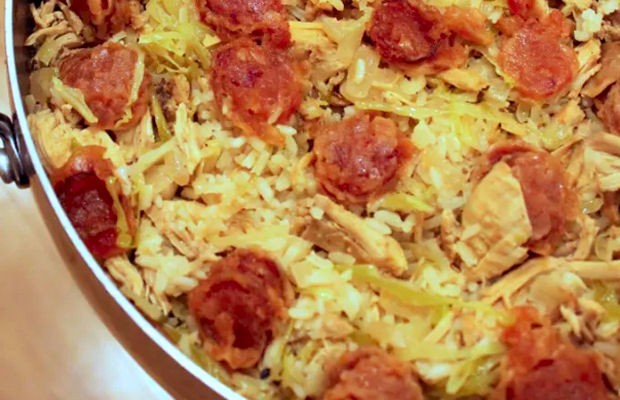 Chicken and Chouriço Rice